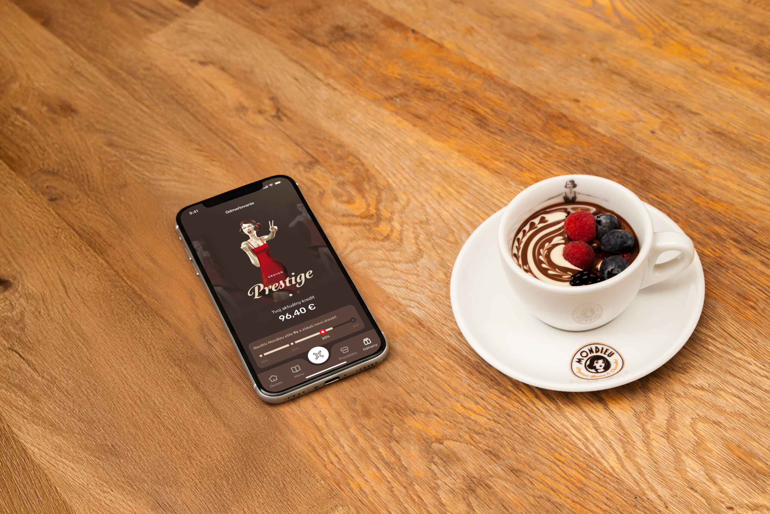 Mondieu loyalty app rewards