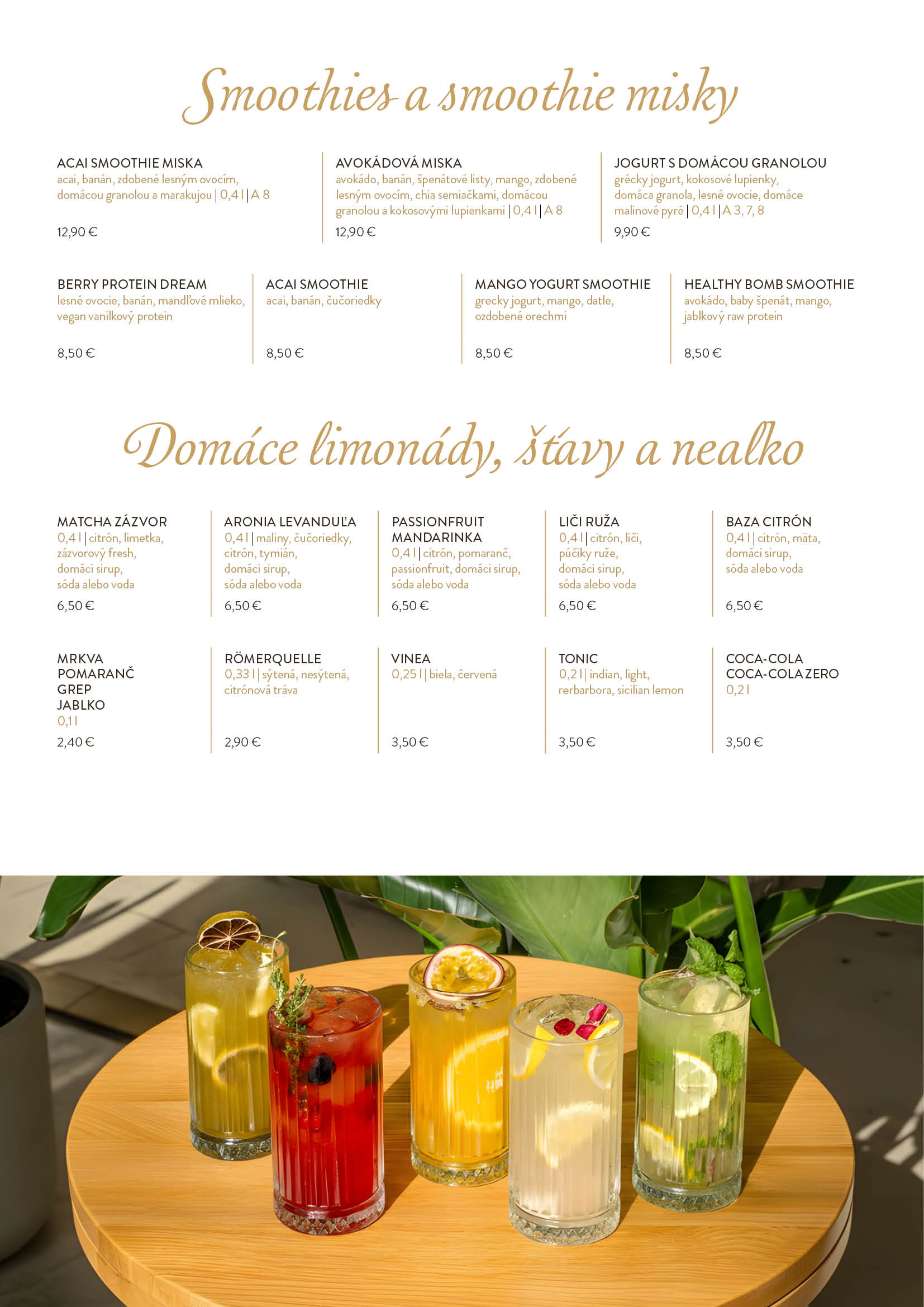 Bory Mall menu page 19