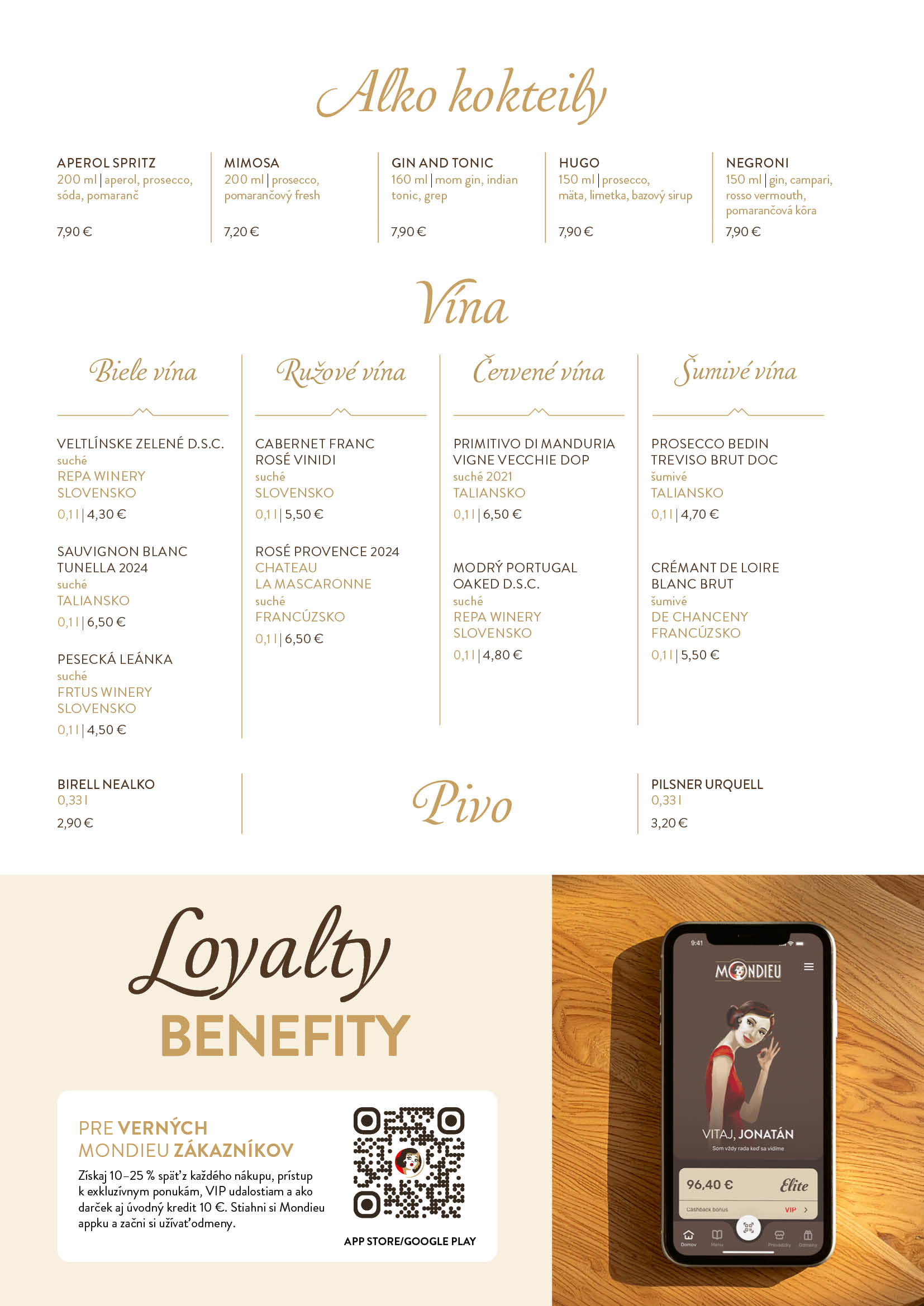 Panská 27 menu page 16