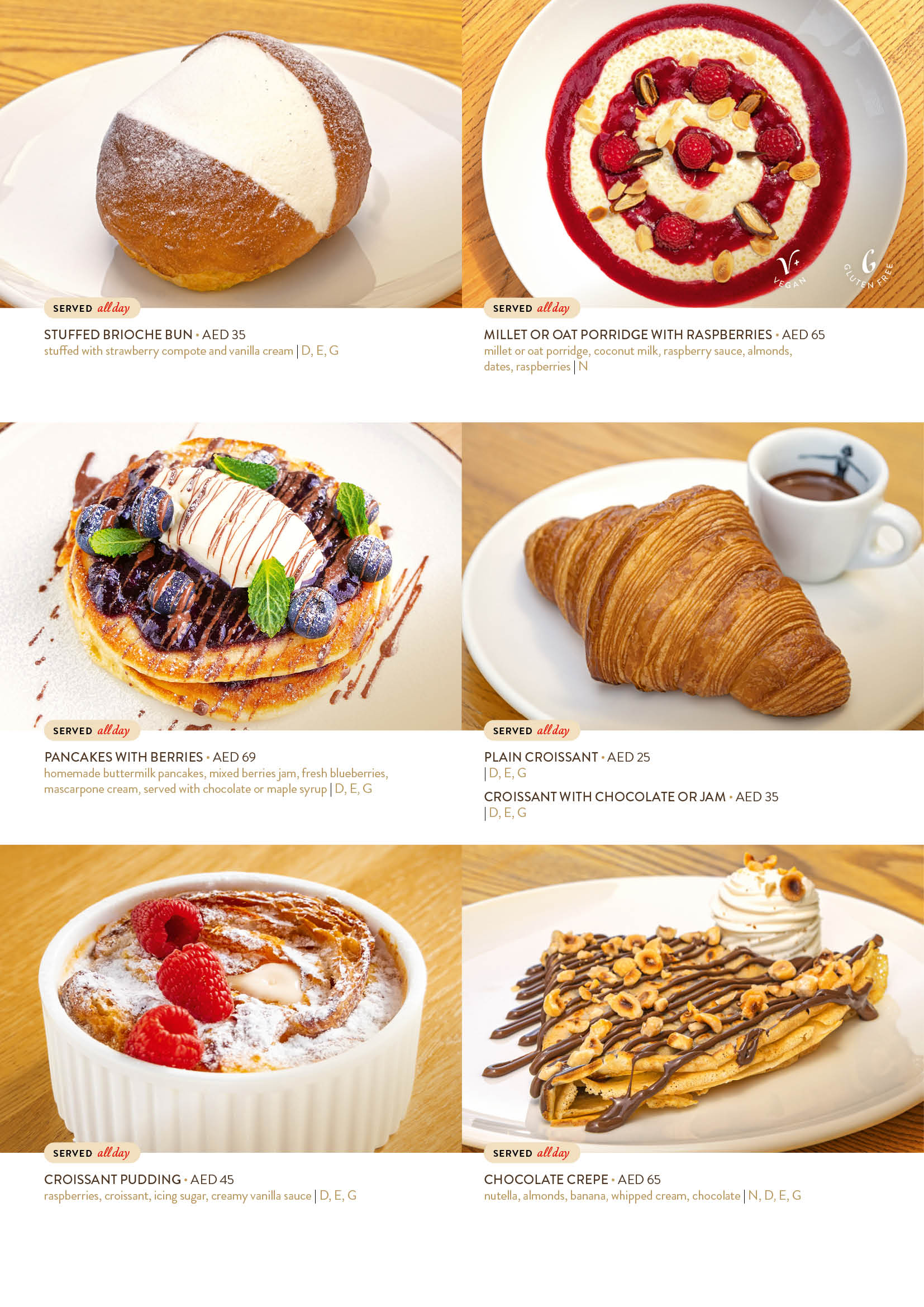 The Beach JBR menu page 3