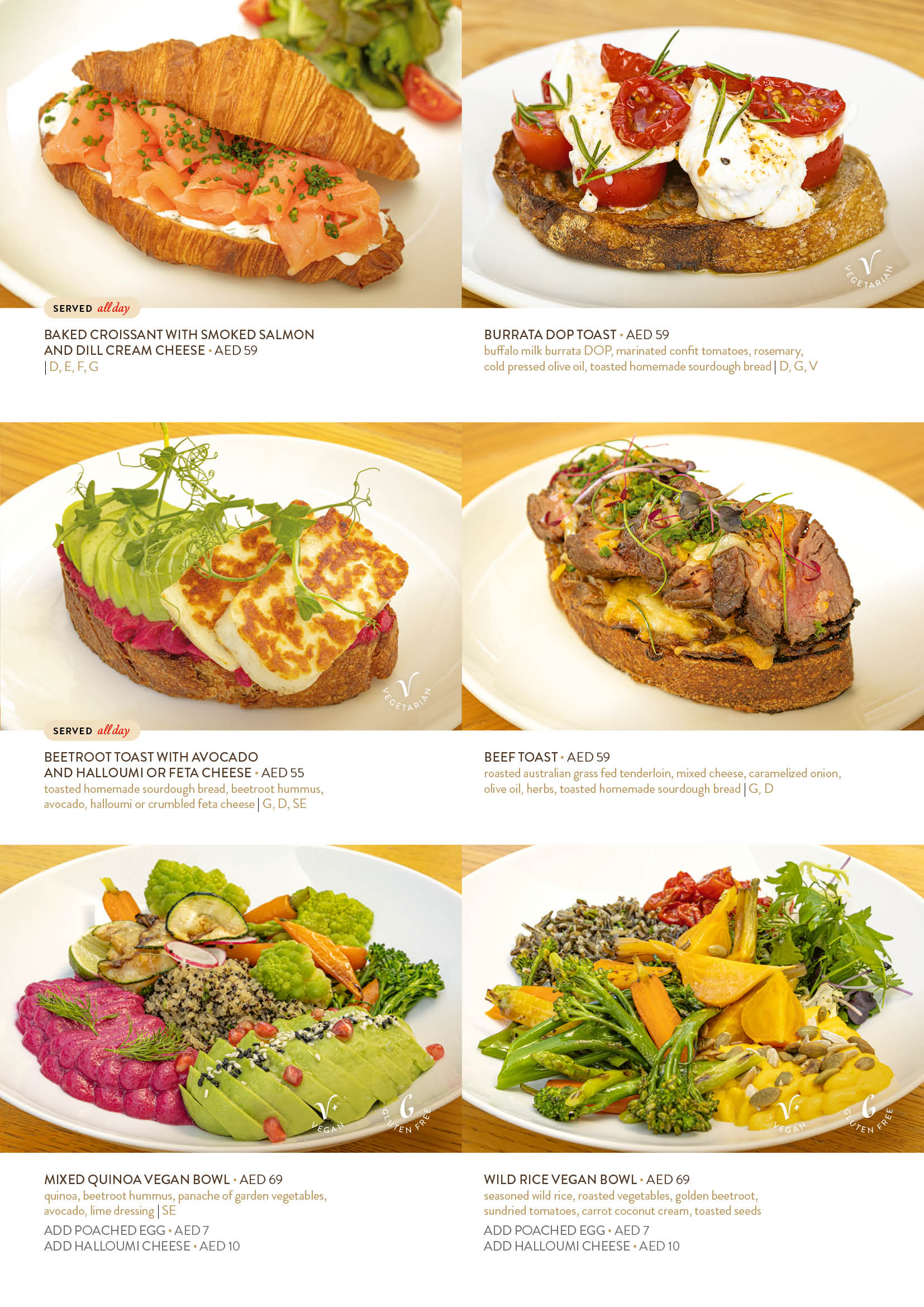 The Beach JBR menu page 6