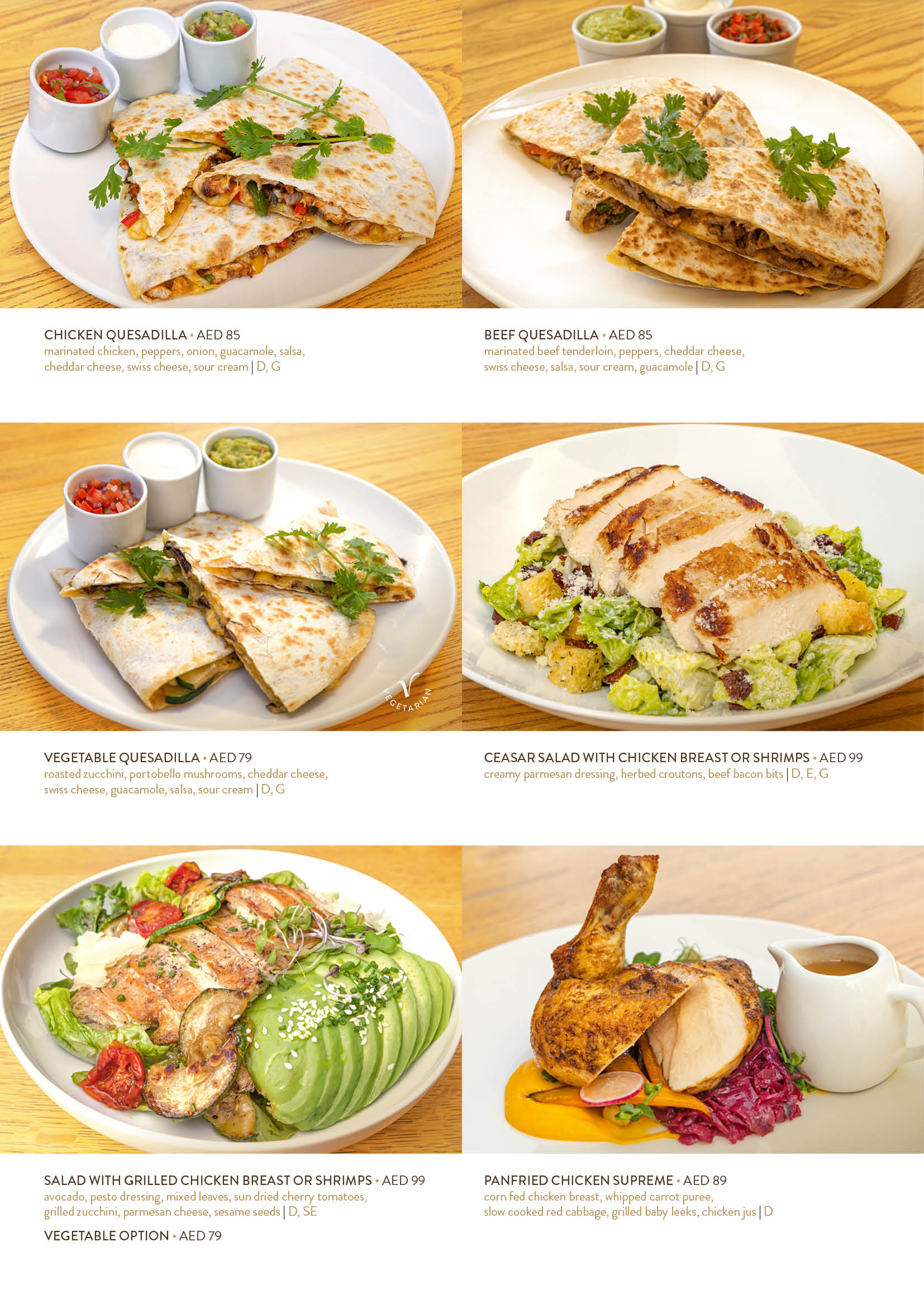 The Beach JBR menu page 13