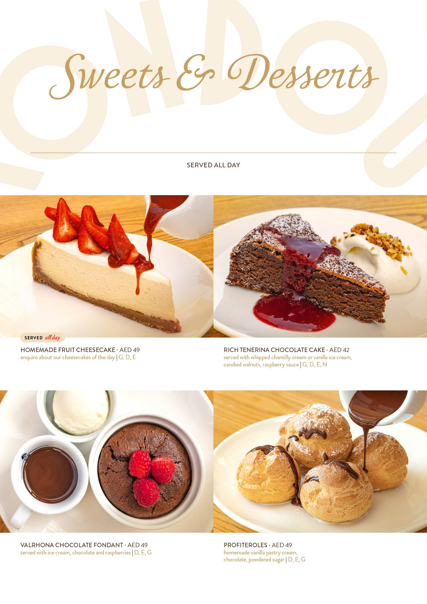 The Beach JBR menu page 17