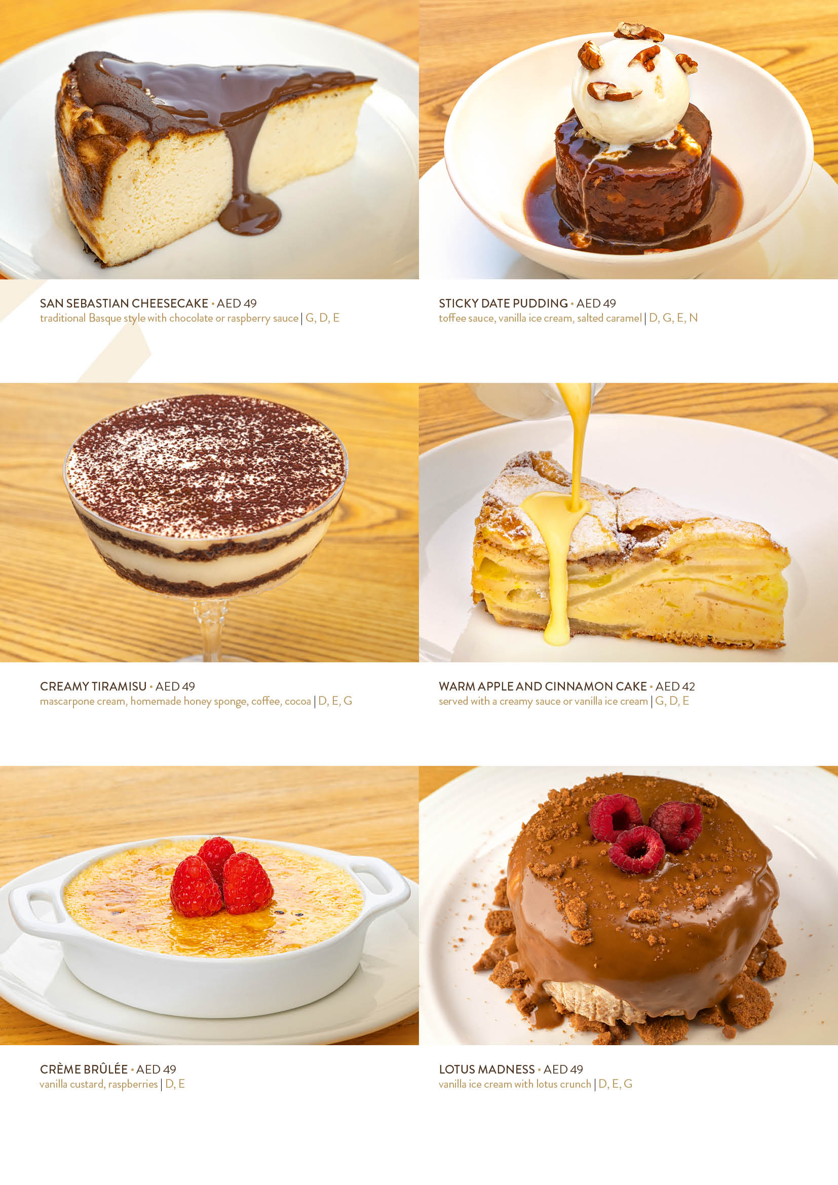 The Beach JBR menu page 18