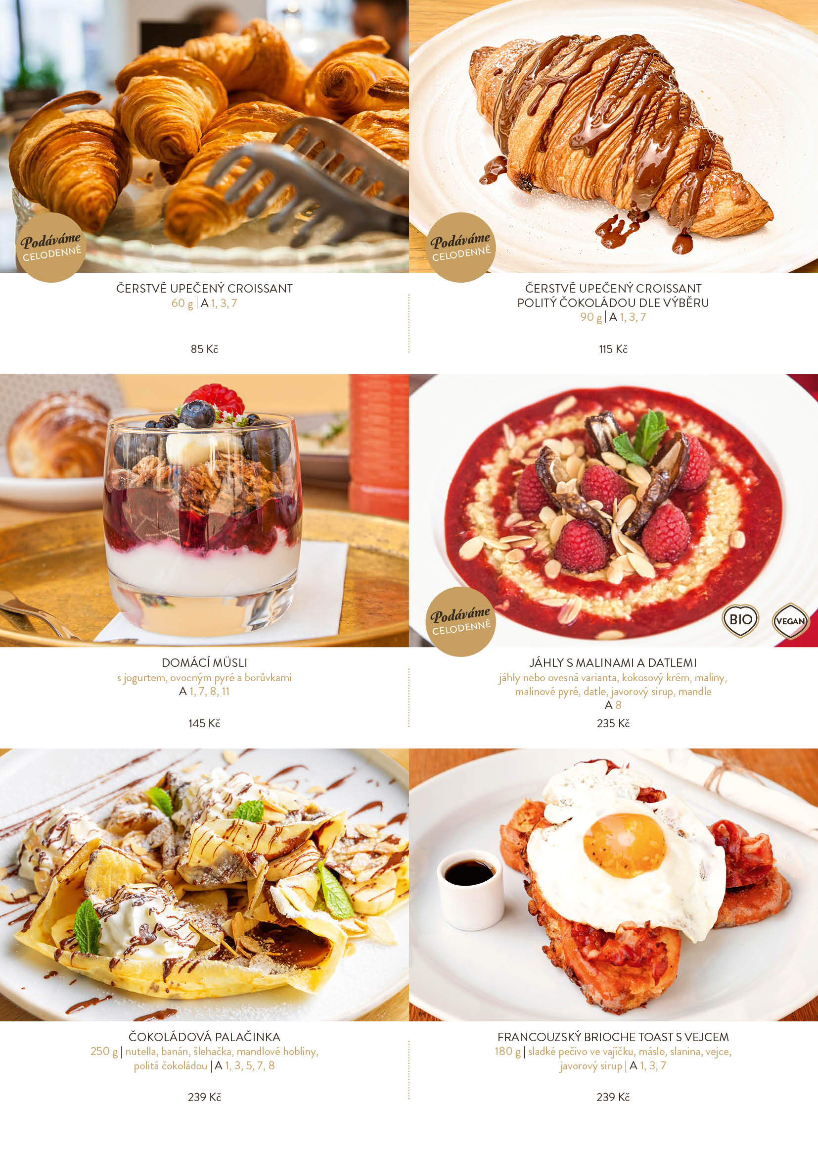 Westfield Chodov menu page 2