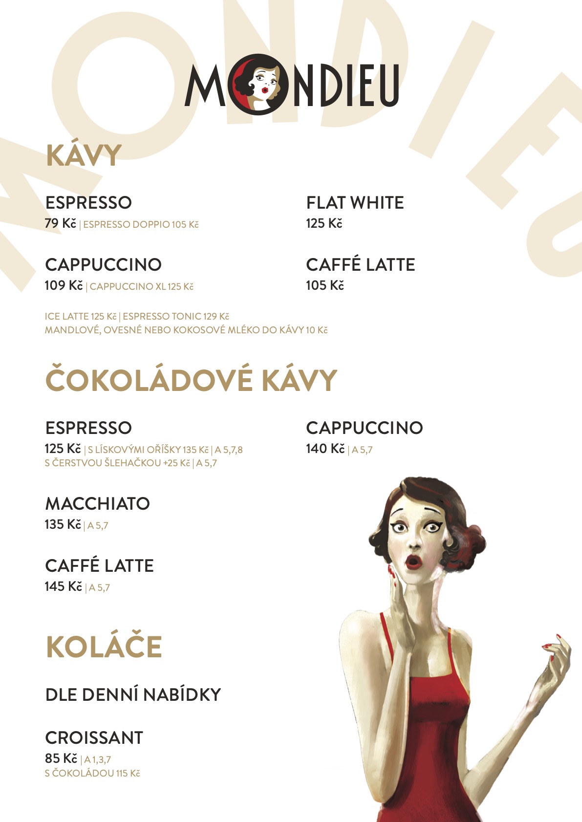 Rytířská menu page 1