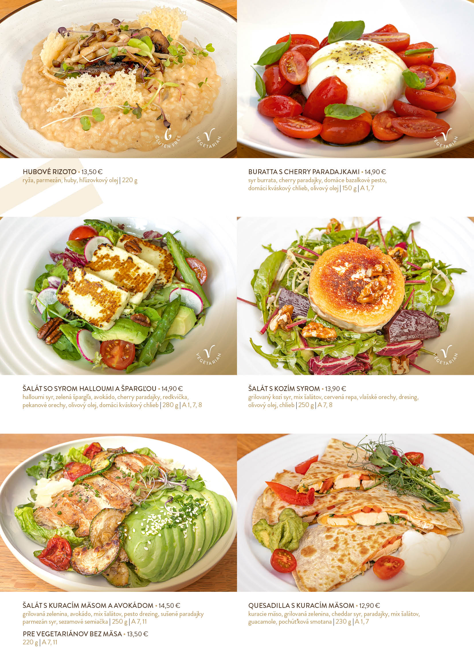 Starý Smokovec menu page 6
