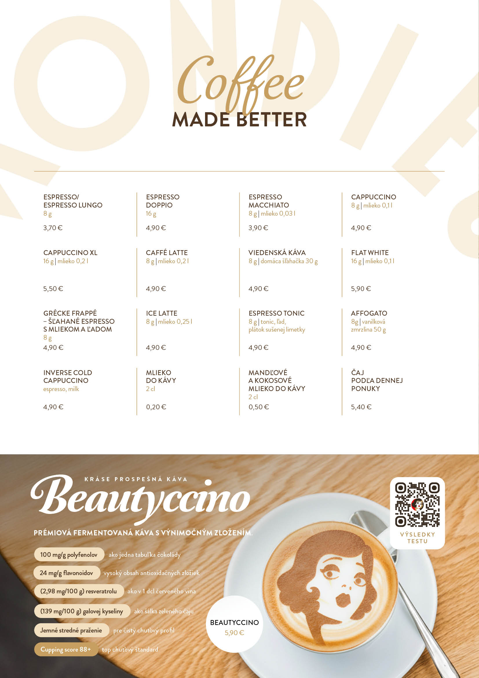 Menu - Eurovea Specialty Coffee Kiosk - 9