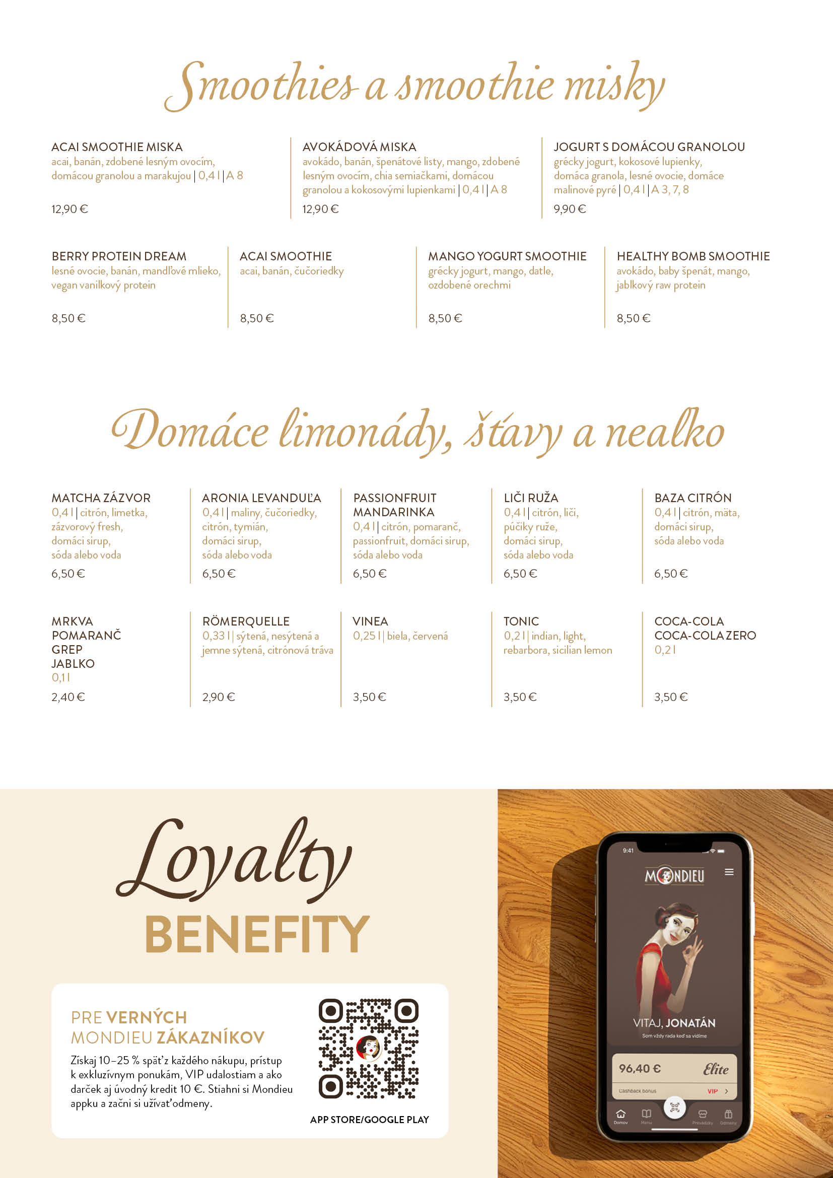 Menu - Eurovea Specialty Coffee Kiosk - 12